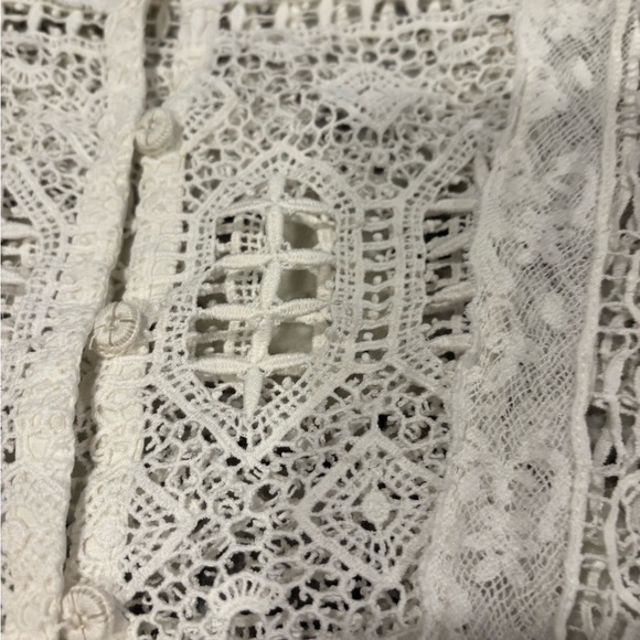 DOEN Heirloom Brielle Top in Salt/EUC/ M but FITS A SMALL BEST - Picture 9 of 16